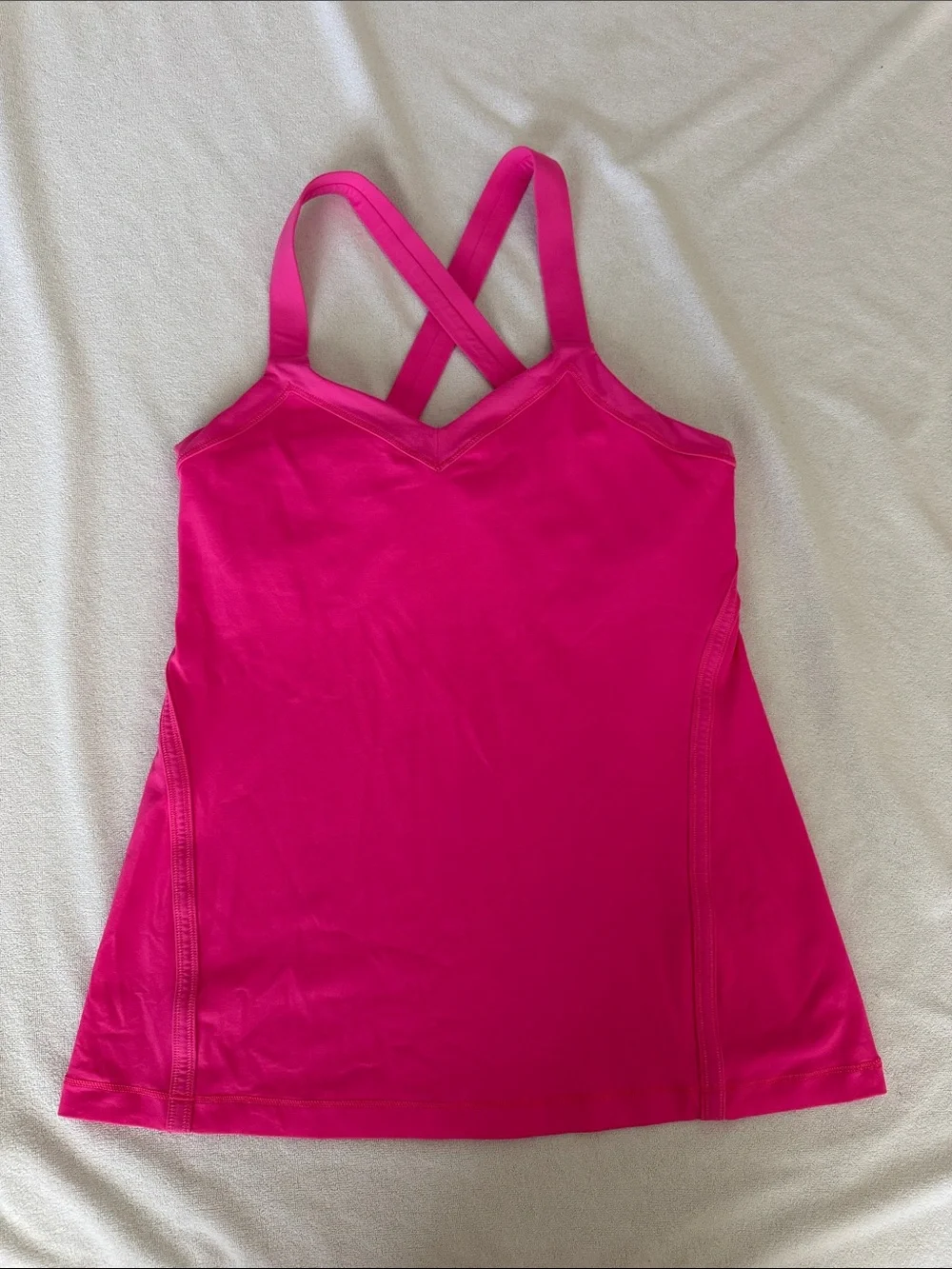 Lululemon Hot Pink Racerback Athletic Tank